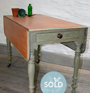 Pedran hand painted shabby chic  Pembroke Table