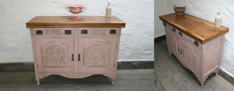 Pedran hand painted Pretty Country style sideboard or dresser