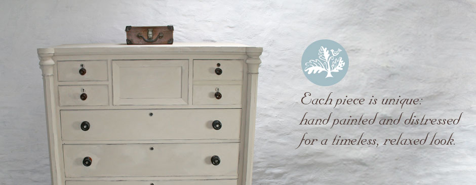 Pedran hand painted Scotch Chest of Drawers