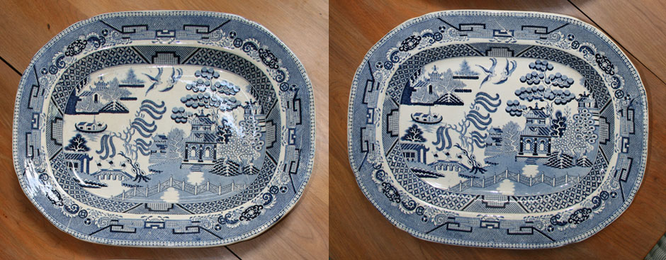 Pedran Vintage Finds Pair of Meat Plates